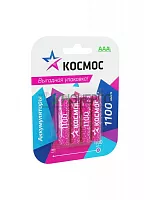 Аккумулятор AAA/R03 1100мА.ч Ni-MH (блист.4шт) КОСМОС KOCR03NIMH1100mAh4BL