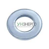 Шайба плоская М6 DIN 125А цинк. (коробка) (уп.300шт) СТРОЙМЕТИЗ UTORM3060043