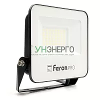 Светодиодный прожектор Feron.PRO LL-1000 IP65 30W 6400K черный 41539