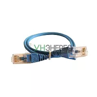 Шнур коммутационный HD RJ45 кат. 6 U/UTP LSZH неэкранир. 0.5м голуб. Leg 051545