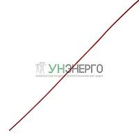Трубка термоусадочная двустенная клеевая 4.8/1.6 (3:1) красн. 1м Rexant 26-4804