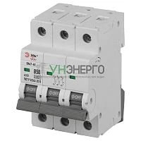 Выключатель автоматический 3п B 50А 4.5кА ВА47-63 PRO ЭРА Б0059397