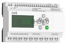 Модуль ЦПУ ПЛК 430 4 DI 12 UI (0-10В/DI) 8 RO 2 AO (1шт 0-10В и 1шт 0-20мА) 24В DC с Ethernet портом с экраном ONI PLC-430-CPU-16U10U-1DC-00 Модуль ЦПУ ПЛК 430 4 DI 12 UI (0-10В/DI) 8 RO 2 AO (1шт 0-10В и 1шт 0-20мА) 24В DC с Ethernet портом с экраном ONI PLC-430-CPU-16U10U-1DC-00