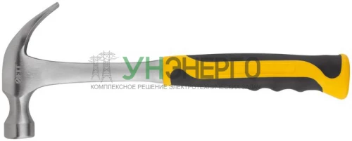 Молоток-гвоздодер Профи 27мм 450г цельнометал. FIT 44789