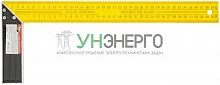 Угольник столярный 400мм желт. КУРС 19385
