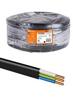Кабель ВВГ-П нг(А)-LS 3х2.5 ок(N, PE)-0.66 ГОСТ (200м) TDM Кабель ВВГ-П нг(А)-LS 3х2.5 ок(N, PE)-0.66 ГОСТ (200м) TDM