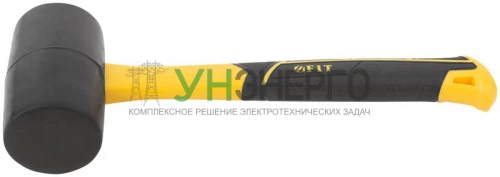 Киянка 60мм 450г фибергласовая ручка резинов. FIT 45513 фото 4
