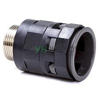 Муфта труба-коробка с металлической резьбой DN 10мм М16х1.5 полиамид черн. DKC PAS10M16N Муфта труба-коробка с металлической резьбой DN 10мм М16х1.5 полиамид черн. DKC PAS10M16N