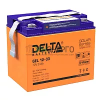 Аккумулятор GEL 12В 33А.ч Delta GEL 12-33