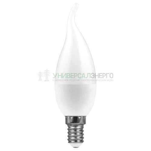 Лампа светодиодная Feron LB-570 Свеча на ветру E14 9W 6400K 38136 фото 2