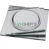 Светильник встраиваемый с белой LED подсветкой Feron CD5024 потолочный GX53 без лампы, прозрачный 40523