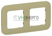 Рамка 2-м СП FLITE РУ-2-А-ФлО олив. IEK FI-M22-31-20-K26 Рамка 2-м СП FLITE РУ-2-А-ФлО олив. IEK FI-M22-31-20-K26