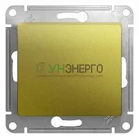 Кнопка нажимная 1-кл. СП Glossa 10А IP20 (сх. 1) 10AX механизм фисташк. SE GSL001015