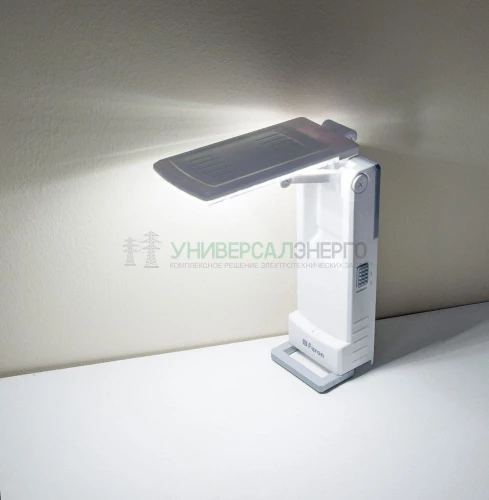 Настольный светодиодный светильник Feron DE1701 2.6W. серый 24177 фото 5