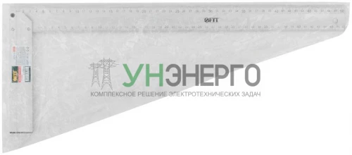 Угольник столярный литой профи 500мм алюм. FIT 19555 фото 3