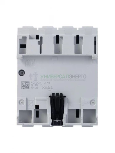 Выключатель дифференциального тока (УЗО) 4п 25А 100мА тип AC F204 ABB 2CSF204001R2250 фото 4
