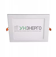 Светильник светодиодный PPL-S WH 15Вт 4000К IP40 190мм ДВО встраив. ультратонкий квадрат JazzWay 5008380A Светильник светодиодный PPL-S WH 15Вт 4000К IP40 190мм ДВО встраив. ультратонкий квадрат JazzWay 5008380A