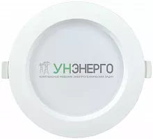 Светильник светодиодный ДВО 1701 9Вт 3000К IP40 круг бел. IEK LDVO0-1701-09-3000-K01