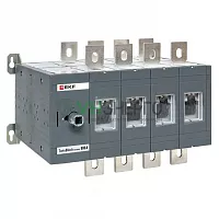 Рубильник 4п 800А реверсивный без рукоятки управления TwinBlock EKF tb-s-800-4p-rev