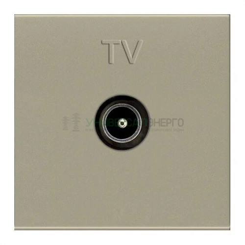 Механизм розетки TV 2мод. Zenit простой шампань ABB 2CLA225070N1901