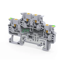 Клемма заземляющая push-in OptiClip CPDLG-2.5-2L-PE-I-(0.2-2.5)-PEN КЭАЗ 331865 Клемма заземляющая push-in OptiClip CPDLG-2.5-2L-PE-I-(0.2-2.5)-PEN КЭАЗ 331865