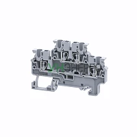Клемма двухъярусная пружинная OptiClip CXDL-2.5-2L-I сер. КЭАЗ 289764 Клемма двухъярусная пружинная OptiClip CXDL-2.5-2L-I сер. КЭАЗ 289764