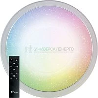 Светодиодный управляемый светильник накладной Feron AL5700 STARLIGHT тарелка 70W  RGB + CCT 3000К-6500K  управляемый 41426