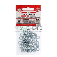 Гайка шестигранная М6 DIN 934 цинк. (пакет) (уп.40шт) Tech-Krep/Zitar 103025