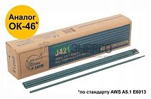 Электрод J421 "Bridge" (аналог ОК46) для низкоуглеродистых сталей 3.2х350мм (коробка 5кг) ВRIDGE 81797 Электрод J421 "Bridge" (аналог ОК46) для низкоуглеродистых сталей 3.2х350мм (коробка 5кг) ВRIDGE 81797