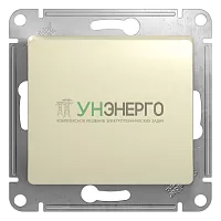 Кнопка нажимная 1-кл. СП Glossa 10А IP20 (сх. 1) 10AX механизм беж. SE GSL000215