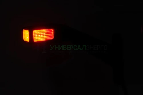Фонарь 3-х функциональный контурно-габаритный LED левый на длинной резиновой ножке с проводом 2х075 мм 03 м FRISTOM FT-145 L LED фото 2