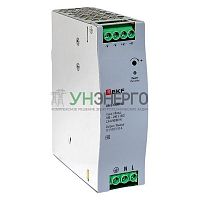 Блок питания на DIN-рейку 120Вт Uвх ~ 220В AC Uвых - 12В DC постоянного тока EKF DR-E-120W-12 Блок питания на DIN-рейку 120Вт Uвх ~ 220В AC Uвых - 12В DC постоянного тока EKF DR-E-120W-12