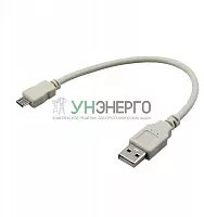 Шнур micro USB (male) - USB-A (male) 0.2M Rexant 18-1162