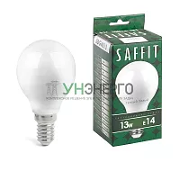 Лампа светодиодная SAFFIT SBG4513 Шарик E14 13W 2700K 55157