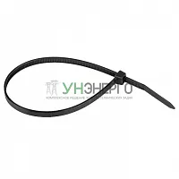 Хомут кабельный 4.8х400 нейл. черн. (уп.100шт) EKF plc-cb-4.8x400