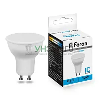 Лампа светодиодная Feron LB-960 MR16 GU10 13W 6400K 38193