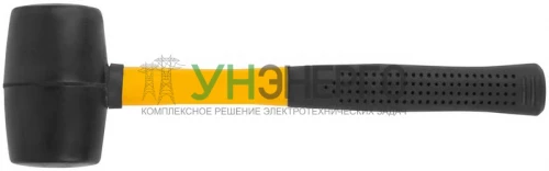 Киянка 60мм 450г фибергласовая ручка резинов. FIT 45493