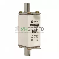 Вставка плавкая ППН-33 100/16А габарит 00C PROxima EKF fus-33/100/16