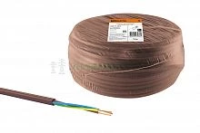 Провод ПВС 3х0.75 ГОСТ (100м), коричневый "ЭКО" TDM Провод ПВС 3х0.75 ГОСТ (100м), коричневый "ЭКО" TDM
