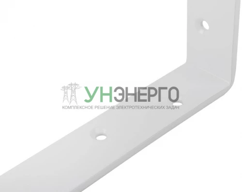 Уголок-кронштейн усиленный 150х125мм бел. КУРС 66101 фото 7