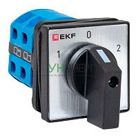 Переключатель кулачковый ПК-1-22 2п 25А "1-0-2" IP65 EKF pk-1-22-25-65