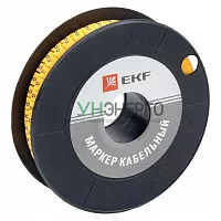 Маркер каб. 4.0кв.мм "9" (ЕС-2) (уп.500шт) EKF plc-KM-4-9