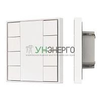 Панель кнопочная KNX-301-22-8-SH-IN White (BUS Frame) (IP20 пластик) INTELLIGENT ARLIGHT 037723