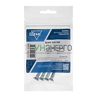 Винт с потайной головкой М6х80 DIN 965 оцинк. (уп.4шт) Tech-Krep/Zitar 103006