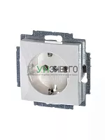 Механизм розетки 1-м СП Basic 16А IP20 250В альп. бел. ABB 2CKA002011A3855