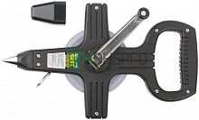 Рулетка геодезическая 30м стальная лента открытый пластик. корпус черн. FIT 17780