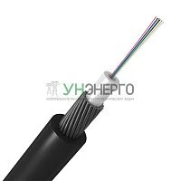 Кабель волоконно-оптический 9/125 одномод. 8 волокна loose tube бронир. стальн. проволоками для внешн. прокладки в грунт -40-+70град.C PE черн. Cabeus 11222c