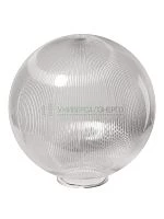 Рассеиватель шар ПММА 400 мм прозрачный призма (байонет 145 мм) TDM