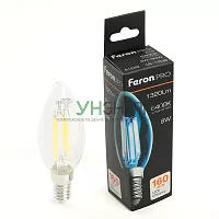 Лампа светодиодная Feron.PRO LB-1208 Свеча E14 8W 175-265V 6400K 51249