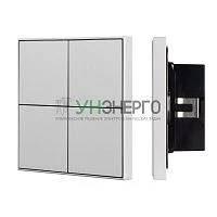 Панель кнопочная KNX-304-23-IN Silver (BUS Frame) (IP20 металл) INTELLIGENT ARLIGHT 039666